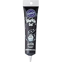Wilton Black Sparkle Gel, 3.5 oz.