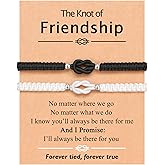 UNGENT THEM Forever Knot Friendship Bracelets Galentines Valentines Birthday Christmas Gifts for Women Friends