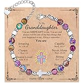 Wisedawn Cross Bracelet for Women Girls, Christian Christmas Gifts for Daughter Granddaughter Sister In Christ Friend Niece, Baptism Confirmation First Communion Gifts for Girls