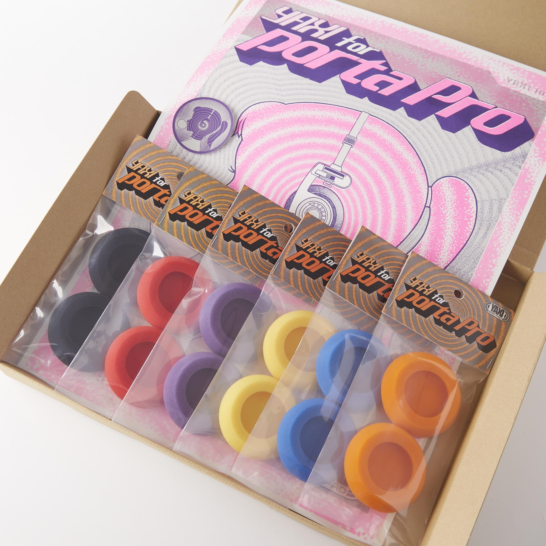 YAXI EARPADS for Koss PORTAPRO (6Colors(PU+BK+BU+YE+RD+OG))