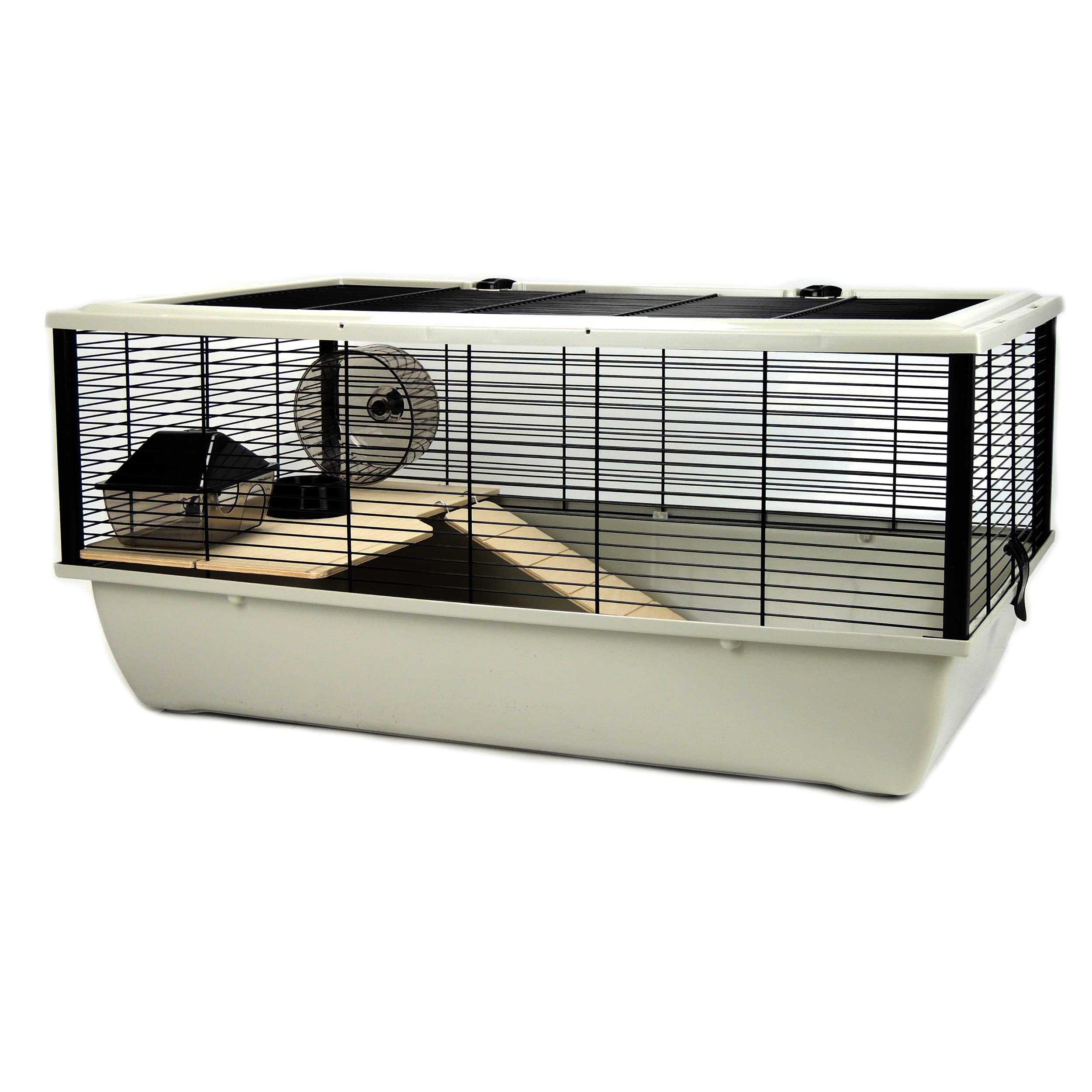 Hamster & Rat Cage Grosvenor 78 x 48 x 36cm - Grey | Little Friends