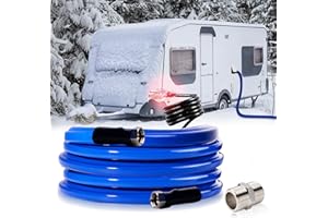 SCILULU 15FT 30 FT Heated Water Hose for RV,-45 ℉ Antifreeze Heated Water Hose，Rv Accessories，Rv Water Hose