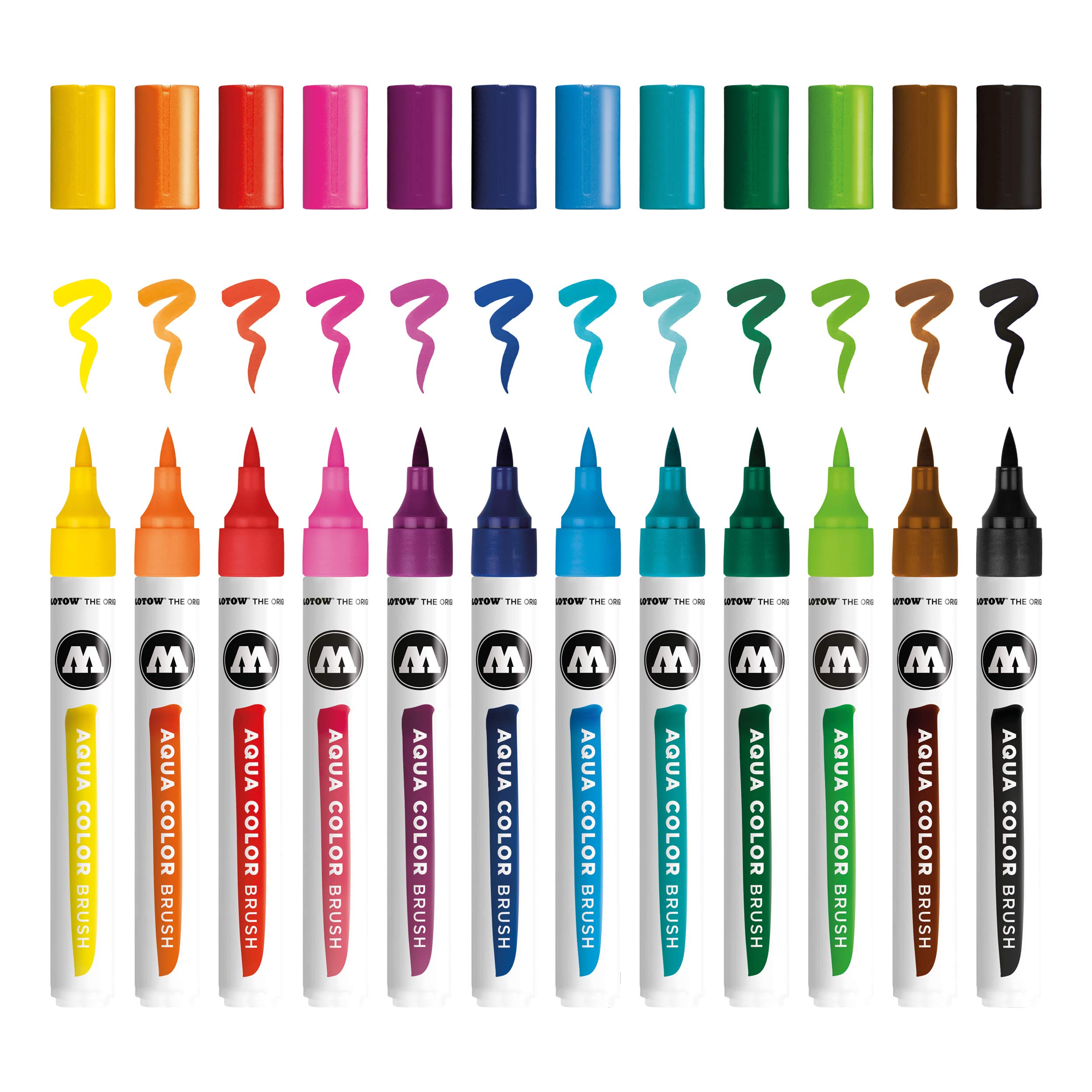 Molotow Aqua Color Brush Set marker MO200490