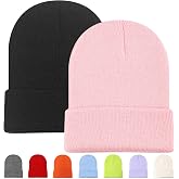 DASSNANE Beanies Hats Multiple Colors Available Stocking caps for Women, Ski Hat Winter Knitted Hat Elasticity Soft
