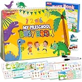 NASHRIO Montessori 24 Themes Busy Book for Toddlers 3-5, Engaging Preschool Learning Activities for Home School Travel – Educ