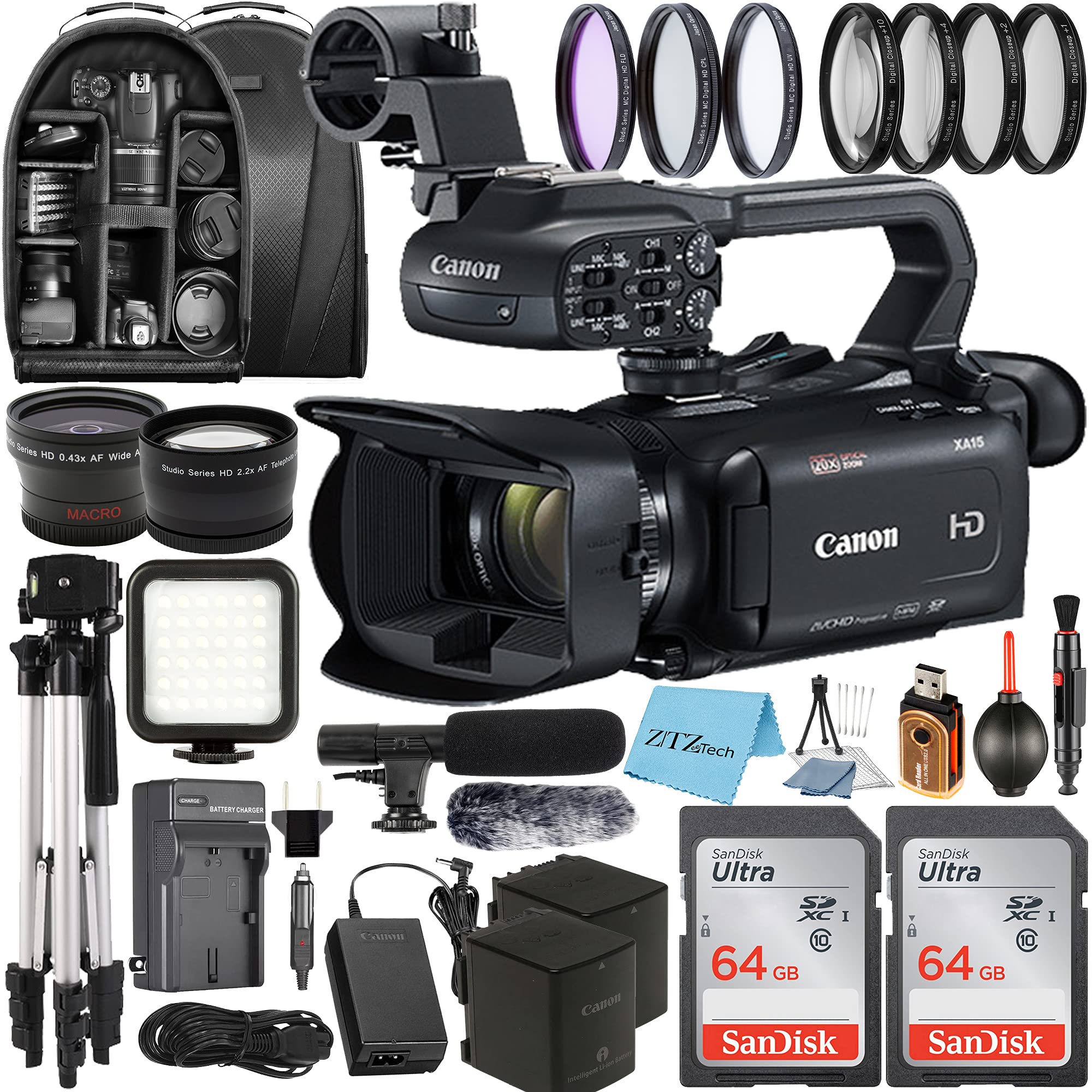 Camcorder Canon Xa15 Canon Xa11 Sensor Size Canon XA15 Compact