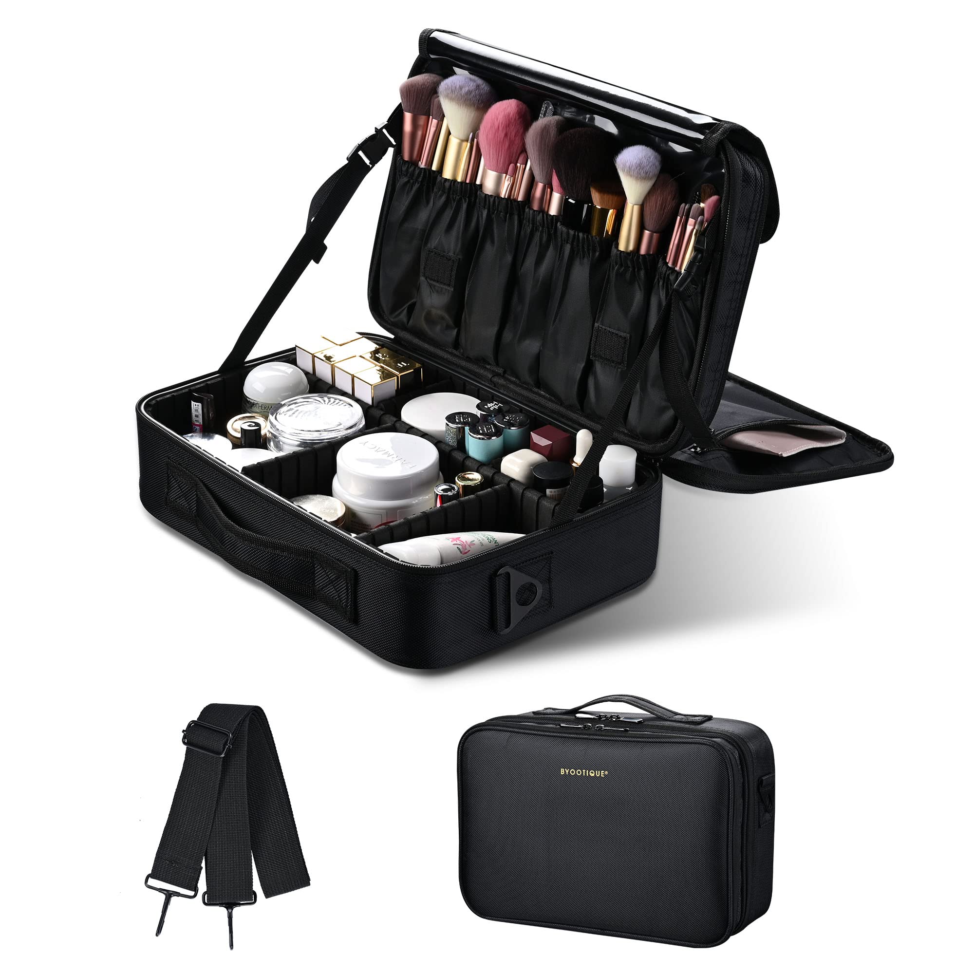 Makeup Artist Topsefu Makeup Bag Small Train Case Makeup Bag Store