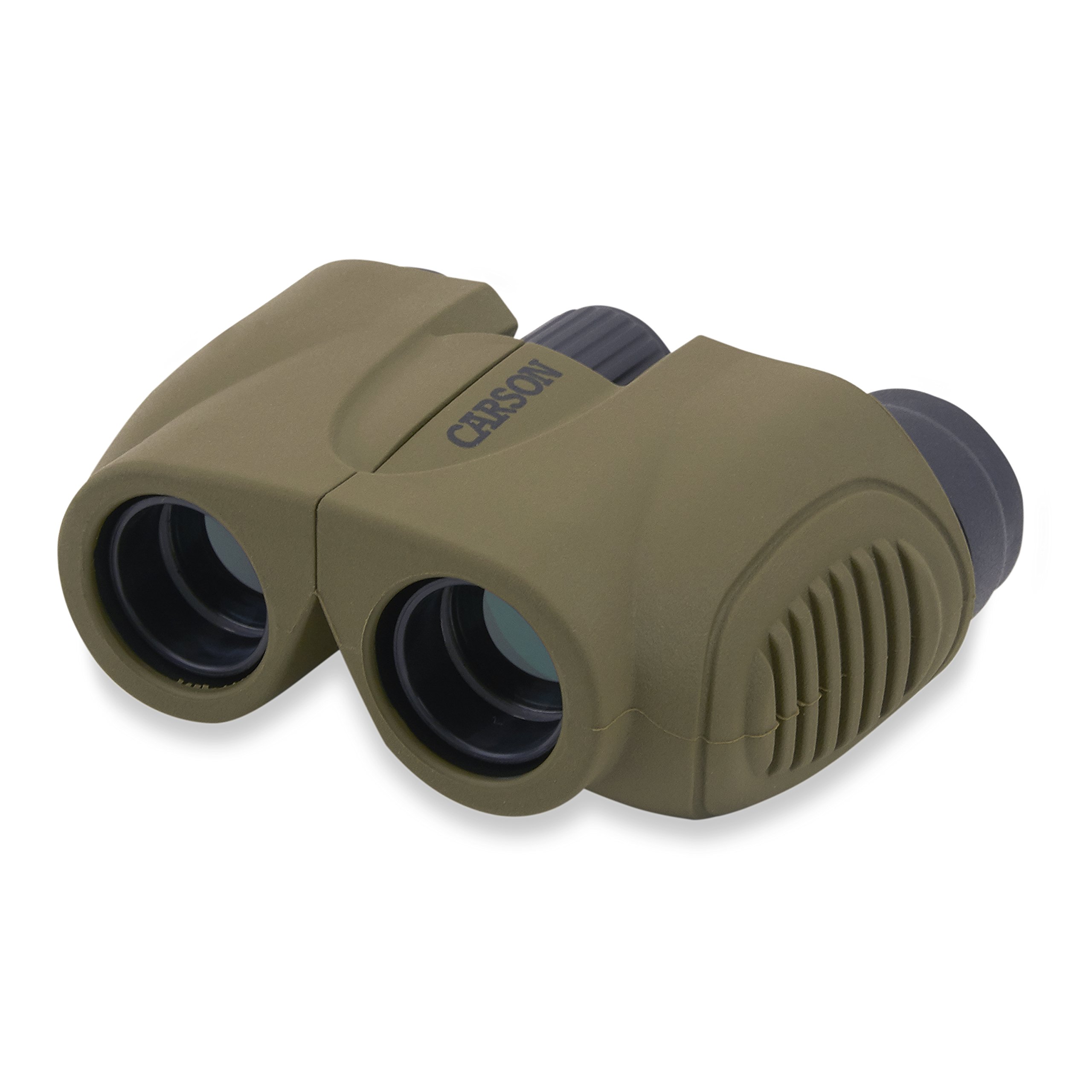 Carson 8x22 Hornet Compact Lightweight Binoculars - Olive, Fully Multi-Coated Lenses, Waterproof, Ideal for Travel, Bird Watching, Sporting Events, and Outdoor Adventures(HT-822)