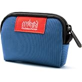 Manhattan Portage CORDURA&reg; Coin Purse With Mesh Divider And Zipper Closure for Card ID Jewelry Keys Water Resistant Lightweight Everyday Carry Pouch for Women and Men (Navy)
