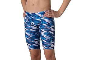FLOW SWIM GEAR Flow Funky Jammers for Boys - Swim Jammer Swimsuit for Practice and Competition Swimming in Size 21 to 32