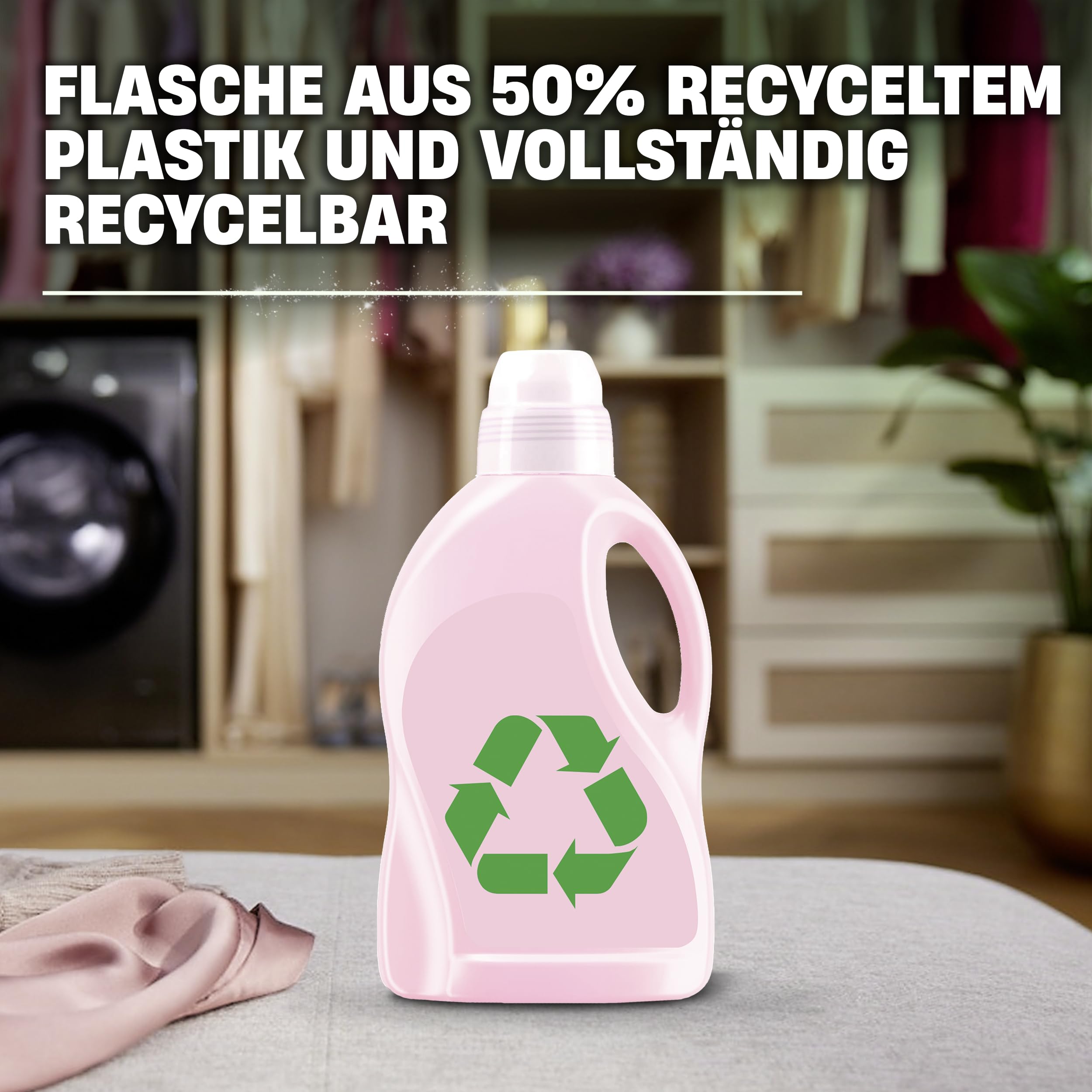 Perwoll Wolle & Feines Waschmittel (27 Waschladungen), Feinwaschmittel reinigt sanft, glättet und erneuert Fasern & verhindert Knötchen, mit Dreifach-Renew-Technologie 7