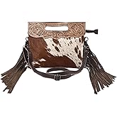 Merbaa Women Natural Cowhide Leather Crossbody Sling Bag With Adjustable Detachable Strap | Shoulder Bag | Handbag