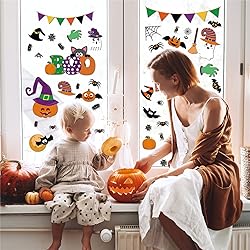 232 Pcs Halloween Decorations Window Clings