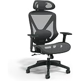 Staples Dexley Ergonomic Mesh Task Chair, Lumbar Support, Adjustable, Black | Ideal for home offices, workstations, and everyday desk use.