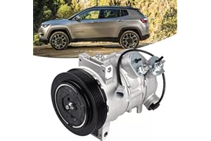 AceRide AC Compressor with Clutch Compatible with Jeep Compass Patriot 2009-2017,for Dodge Caliber 2009-2012 Air Conditioner L4 1.8L 2.0L 2.4L, Replace 55111610AA,55111610AB,55111610AC,RL111610AB