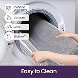 DEXI Dirt Trapper Door Mat Indoor 90x150 cm Black Grey Non-Slip Washable view 7