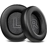 SOULWIT Replacement Earpads for Steelseries Arctis Nova Pro Wired, Nova 1/1X/1P/3/3P/3X/4/4P/4X/5/5P/5X/7/7X/7P Headphones, Ear Pads Cushions with Soft Protein Leather, Noise Isolation Foam - PL Black