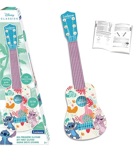 Lexibook Guitare Spider-Man Peter Parker – 6 Cordes Nylon 53 Cm, Guide Inclus, Idéale Enfant Dès 3 Ans