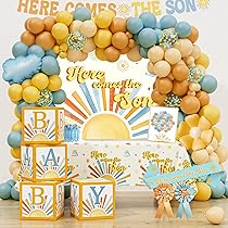 JCVUK BOHO Baby Shower Games, 1 Diaper Raffle Standing