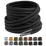 Puzeam 2 Pairs Work Boots Shoe Laces 4.5mm Heavy