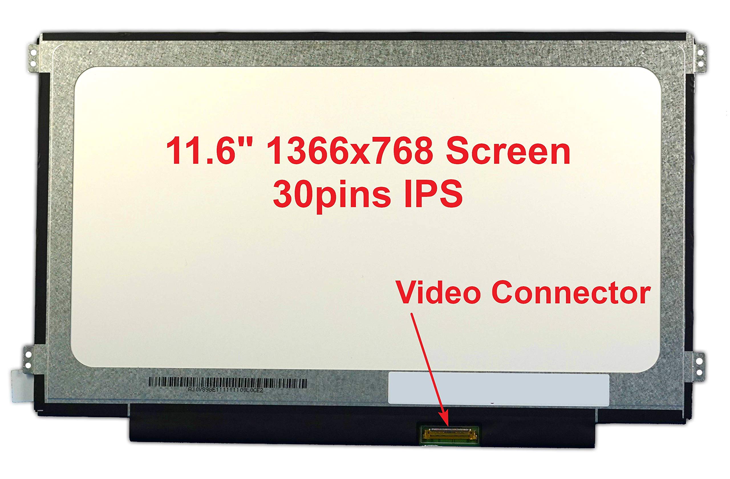 A Plus Screen New 11.6" IPS Wide Angle View LCD Replacement for Samsung Chromebook 3 XE500C13