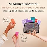 Pixie Cup Period Kit for Girls - Menstrual Cups, Lube & Wash Included view 2