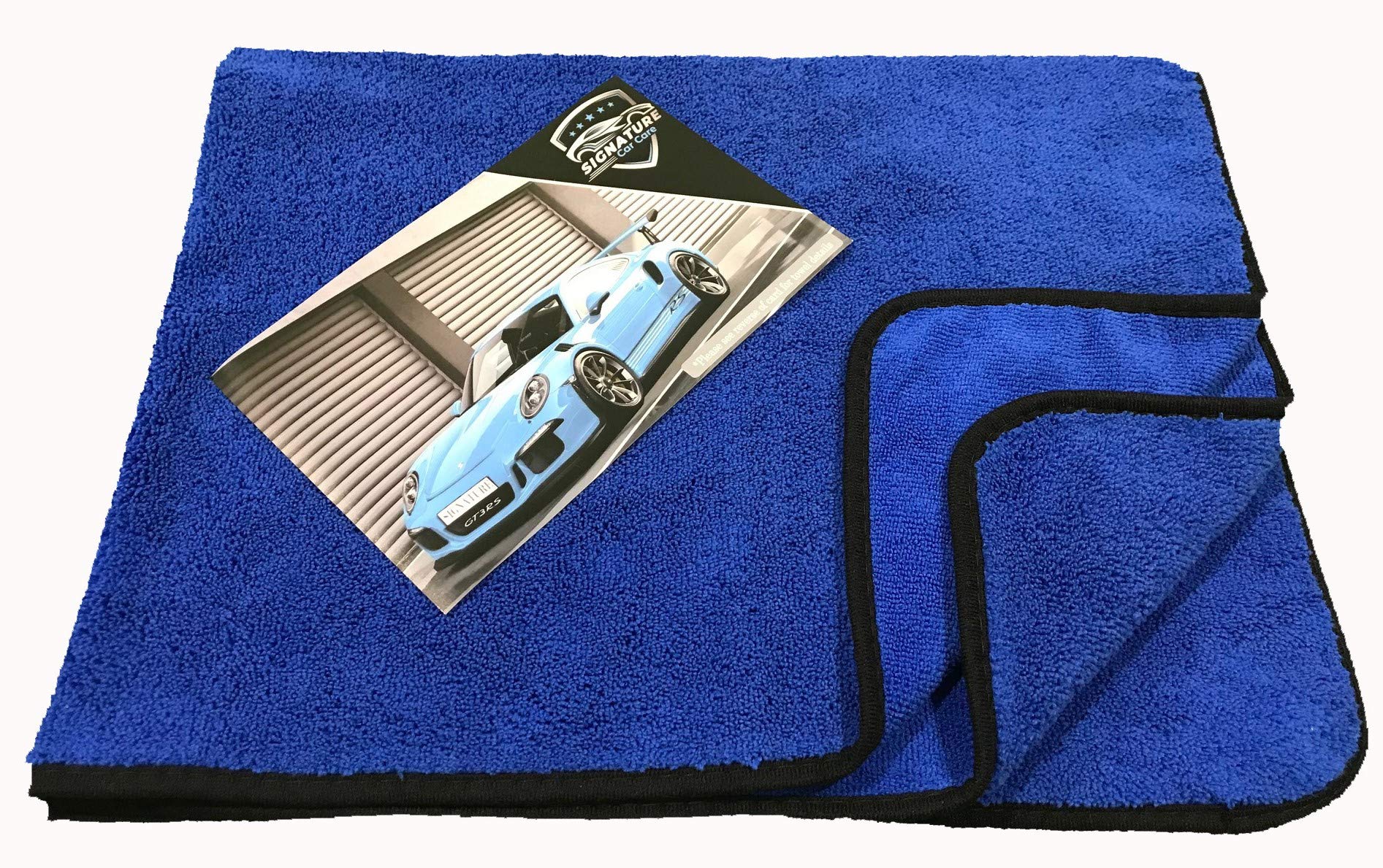 Topteck Signature Car Care - Extra Large Microfibre Drying Towel (90cmx70cm) - Super Absorbent Car Drying Cloth - Cleaning Accessories