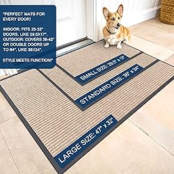 OLANLY Front Door Mat Indoor Outdoor
