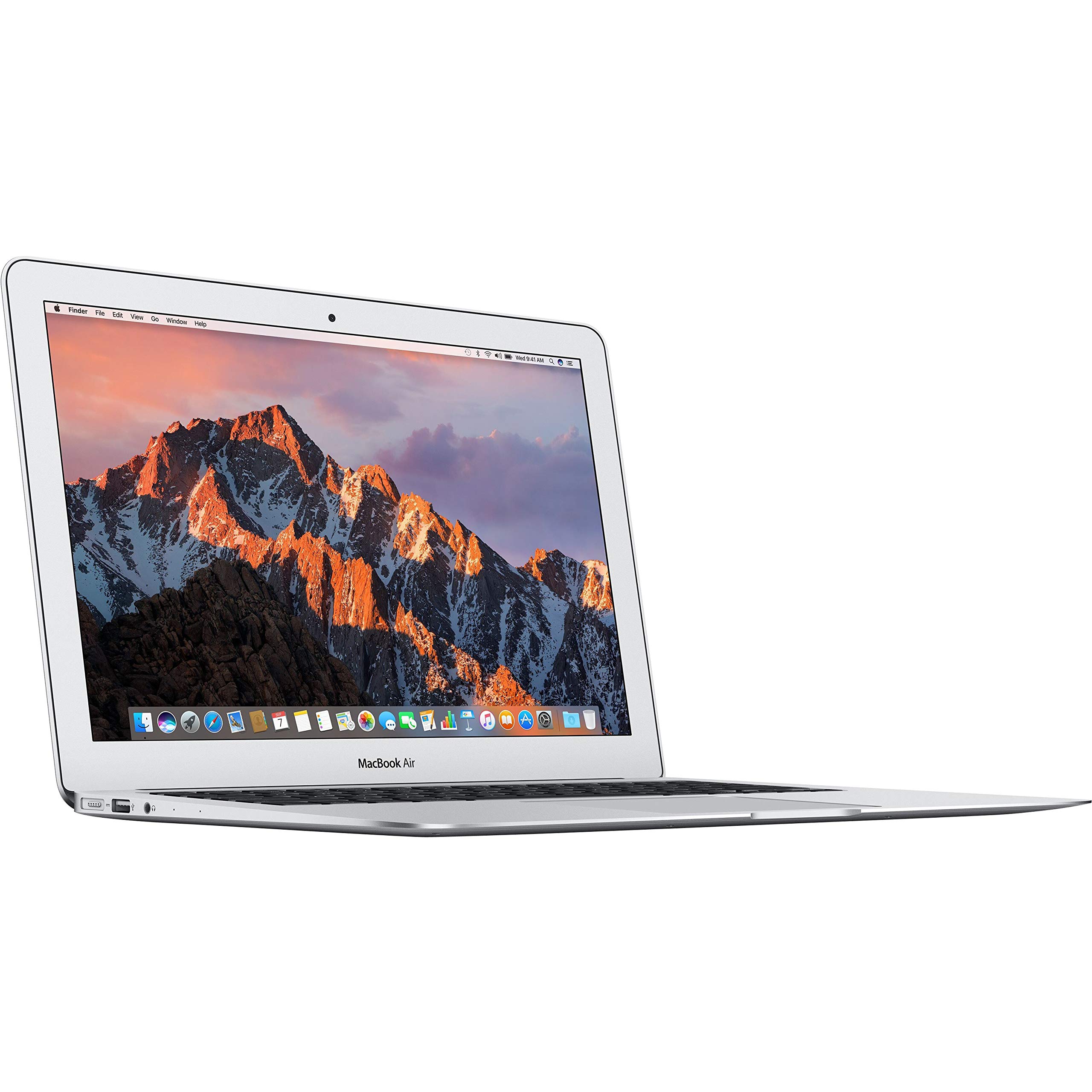 Apple Macbook Air 2017 with 1.8GHz Intel Core i5 (13-inch, 8GB RAM, 128GB SSD Storage) (QWERTY English) Silver (Renewed)
