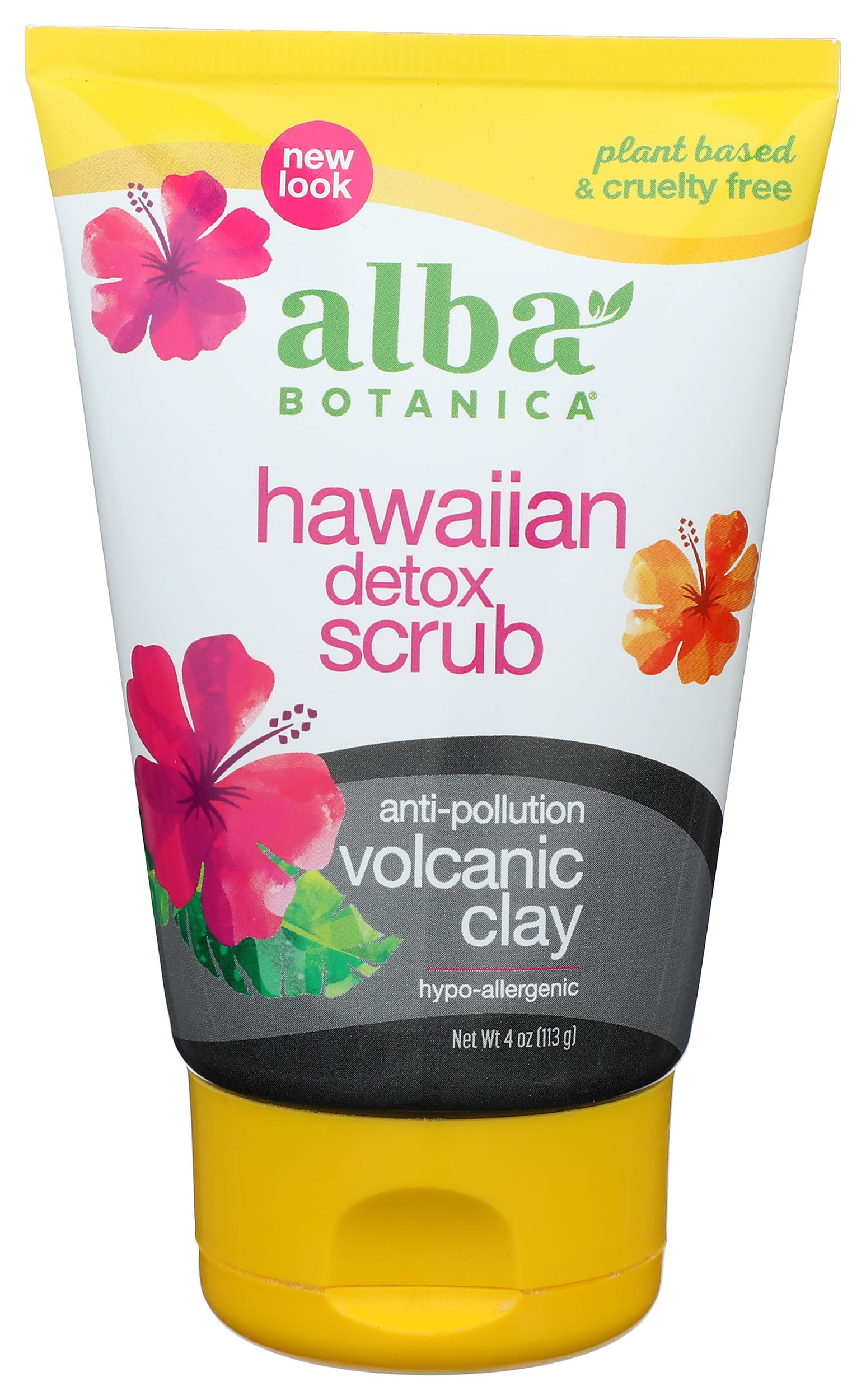 Alba Botanica Hawaiian Anti-pollution Volcanic Clay Scrub, 100 g