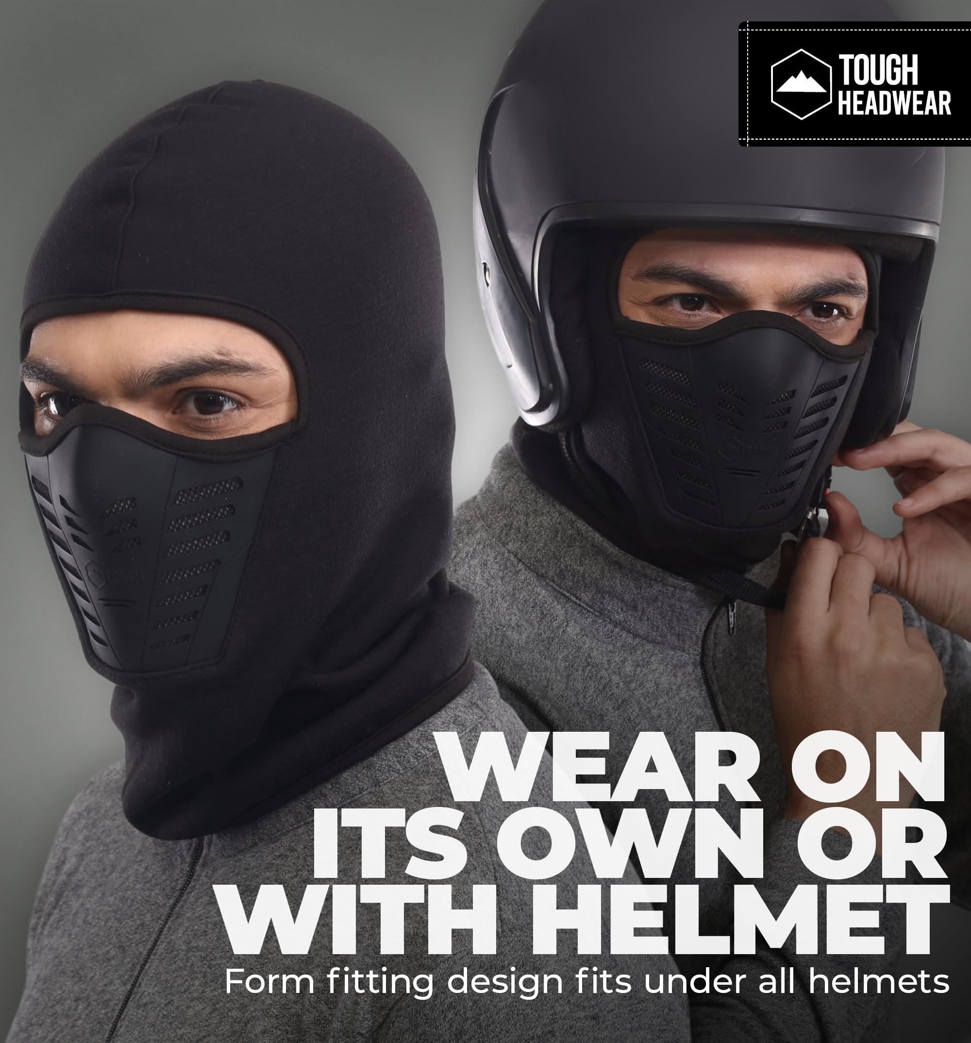 Tough Headwear Balaclava Ski Mask - Warmth & Winter Balaclava - Helmet Liner & Motorcycle Gear - Comfort & Skiing Accessories