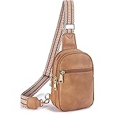 Telena Small Sling Bag for Women Vegan Leather Fashionable Fanny Pack Crossbody Bags for Women for Travel