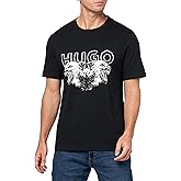 Hugo Mens Big Logo Wolf Graphic T-Shirt