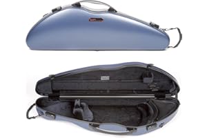 BAM FRANCE Bam Slim Hightech 4/4 Violin Case, Navy Blue