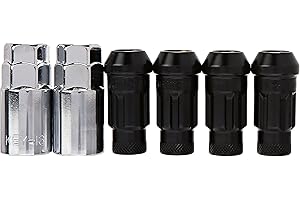 Muteki 32902T Chrome Titanium 12mm x 1.5mm SR48 Open End Locking Lug Nut Set