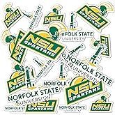 Desert Cactus Norfolk State University Sticker Spartans Vinyl Decals Laptop Water Bottle Car Scrapbook Sheet T1 (Type 1-1)