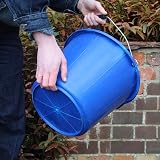 Faithfull 14 Litre Blue Industrial Builders Bucket Heavy Duty Weather Resistant view 4