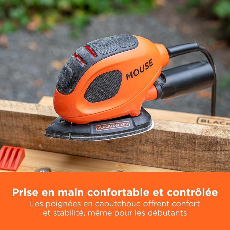 Ponceuse de détail compacte Mouse 55W, BEW230BCA-QS