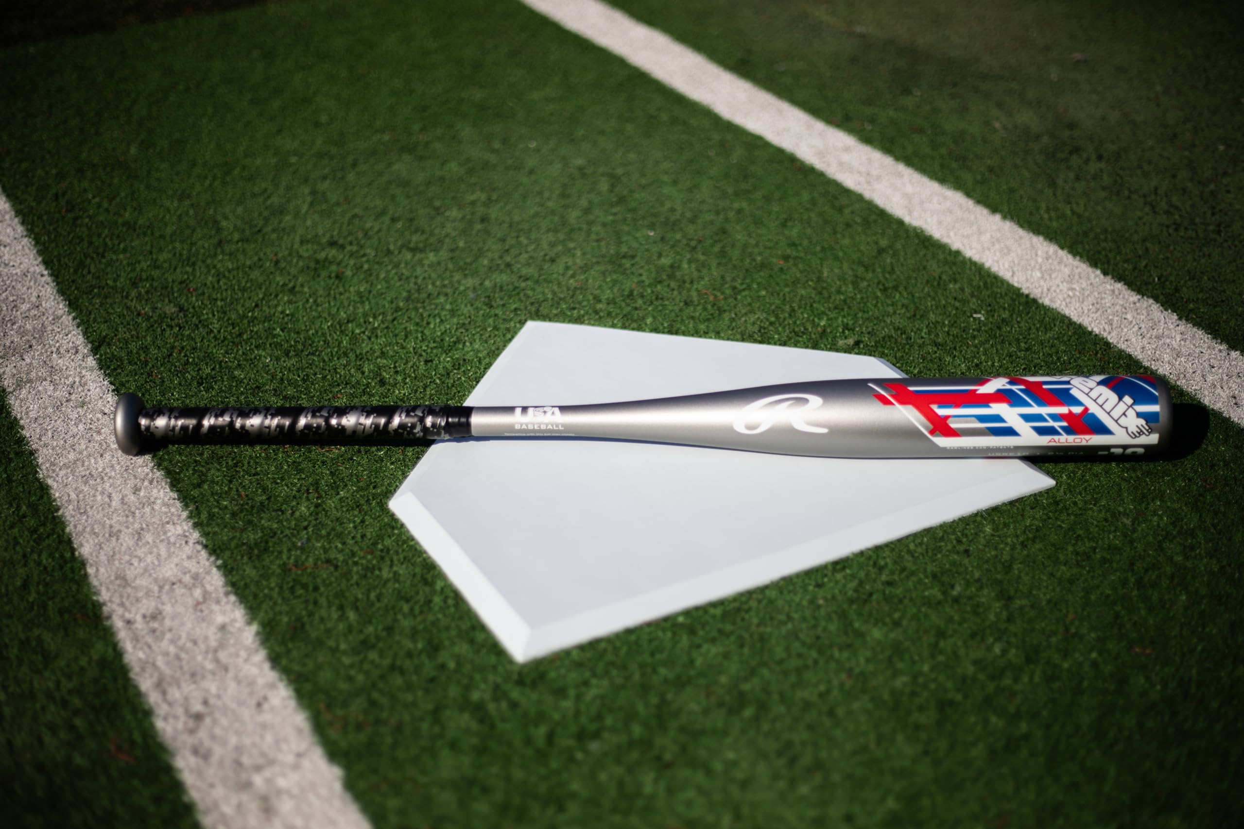 Batte De Baseball Rawlings RXS Alloy USA - Drop -9, Bleue, Canon 2-5/8" - Occasion