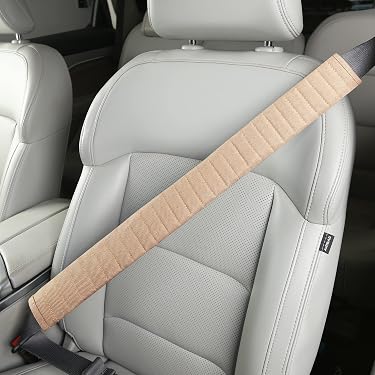 Cozeyat 2-Pack Zebra Print Seat Belt Covers - Soft Shoulder Pad Protectors For Car Seatbelts