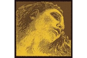 Pirastro Evah Pirazzi Gold Violin String Set - Silver Wound G - Loop E - Medium Gauge