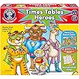Orchard Toys Moose Games Times Tables Heroes. an exciting Multiplication Game, Superhero Play. for Ages 6-9 and for 2-4 Players