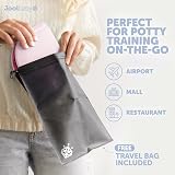 Jool Baby Folding Travel Potty Seat for Girls, Fits Round & Oval Toilets view 3