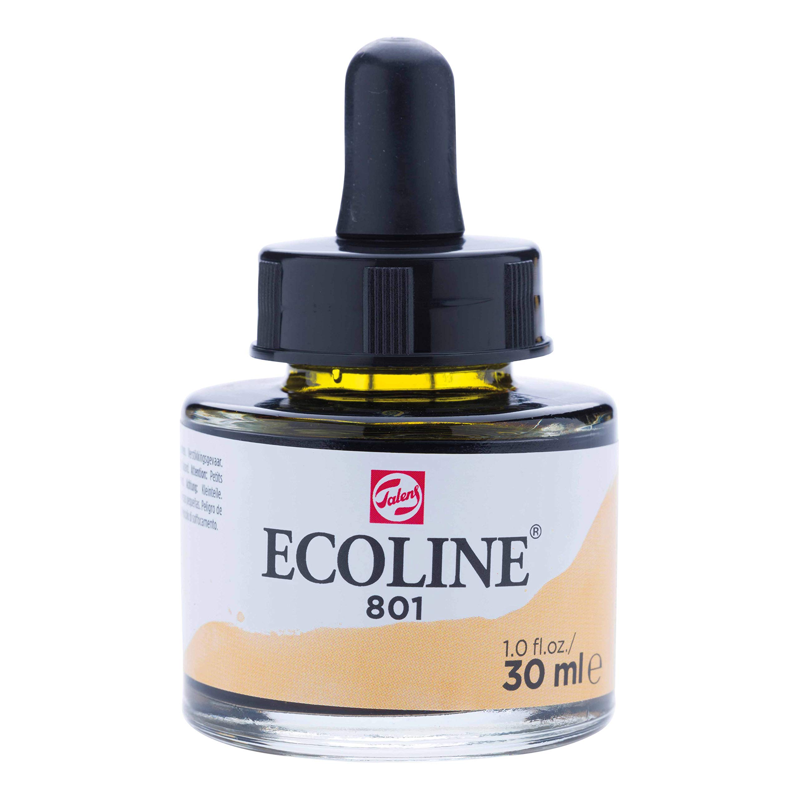 ECOLINE - PAINTING & DRAWING LIQUID WATERCOLOUR INK - GOLD 30ml