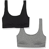 Fruit of The Loom Girls Fruit of The Loom Girls Invisible Scoop Neck Bralette, 2-Pack