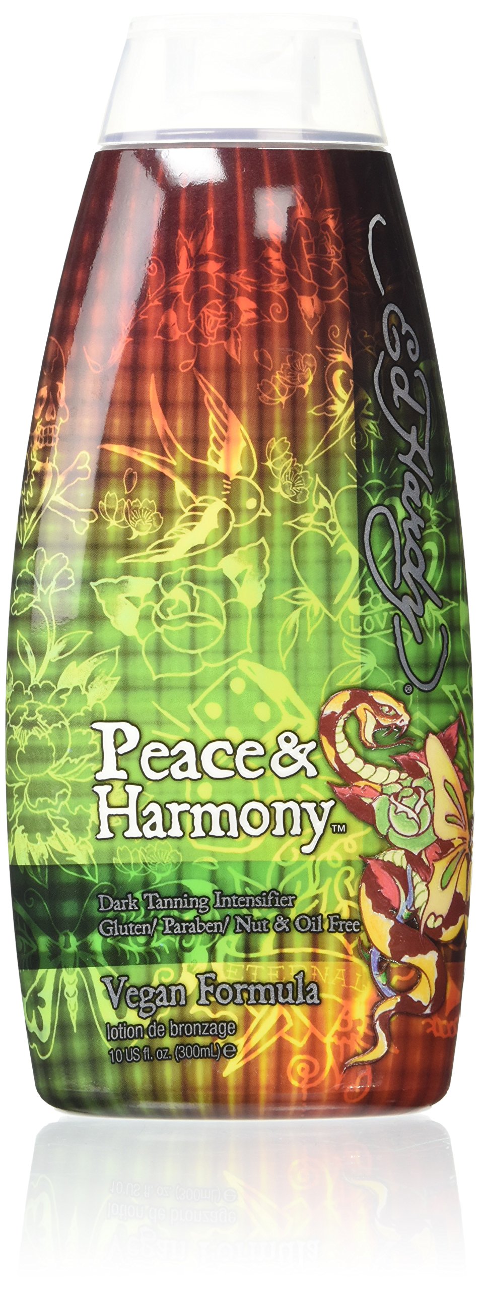Ed Hardy Peace and Harmony Dark Tanning Sunbed Intensifier Oil Free 300ml