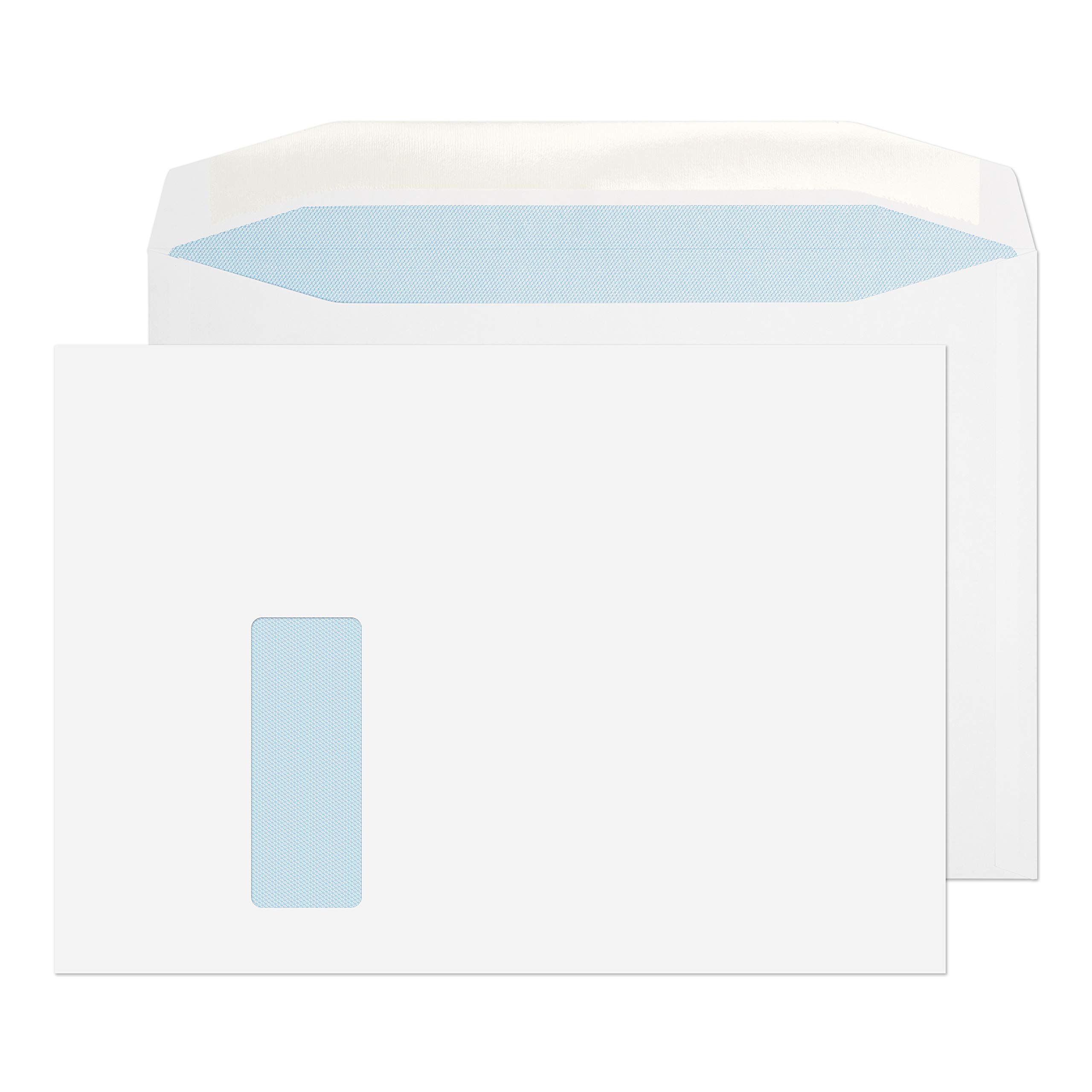 Blake Purely Everyday C4 229 x 324 mm 100 gsm Mailer Gummed Window Envelopes (3710W) White - Pack of 250