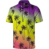 Herberton Men's Golf Polo Shirts Moisture Wicking Athletic Polos Dry Fit Performance Shirt (S-XXL)