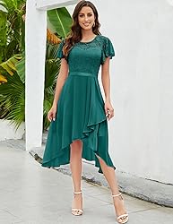 Wedtrend Women's Formal Dress Ruffle Cocktail Party