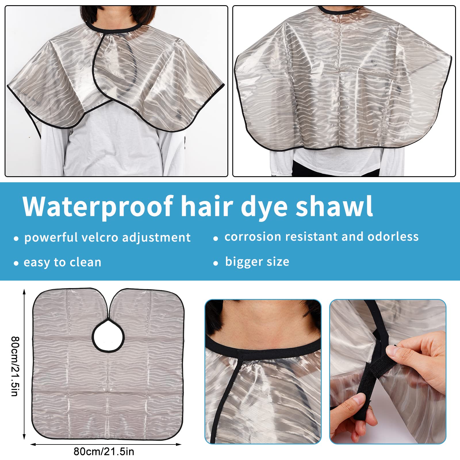 Xarchy 19 Pcs Professional Hair Bleach Kit Hair Coloring Products with Hair Dye Brush, Hair Color Bowl, Hairclips, Applicator, Earmuffs for Hair Highlighting and Hair Coloring at Home